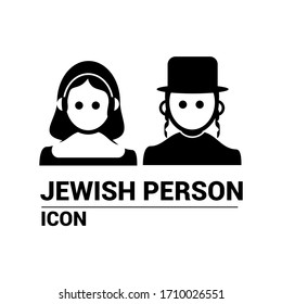 Jewish people icons. Basic avatars of religion.