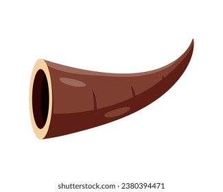 jewish shofar design illustration vector