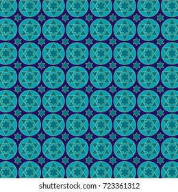 jewish star background pattern