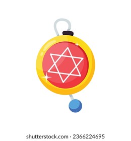 Jewish star vector colorful stickers Icon Design illustration. EPS 10 File