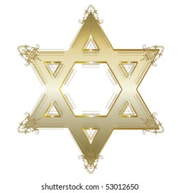 Jewish Symbol Judaism Stock Vector Royalty Free