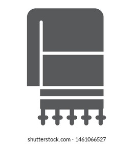 Jewish tallit glyph icon, religion and israel, jew tallit sign, vector graphics, a solid pattern on a white background, eps 10.