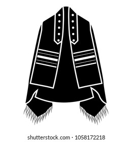 Jewish tallit icon