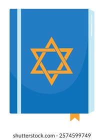 jewish torah book isolated design