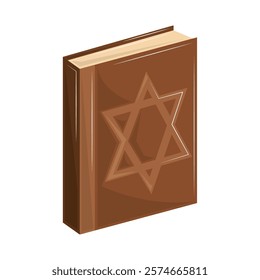 jewish torah book isolated design