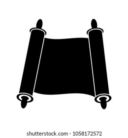 Torah scroll jewish book of law Royalty Free Vector Image