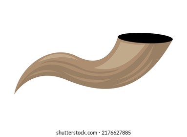 jewish wooden horn traditional icon
