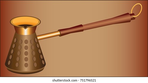 JEZVE PATTERN
small conical vessel with long handle for making coffee
