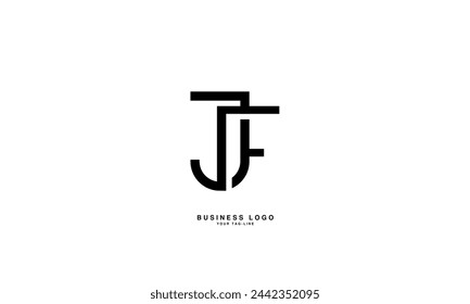 JF, FJ , F, Abstract Letters Logo Monogram