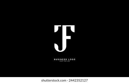 JF, FJ , F, Abstract Letters Logo Monogram