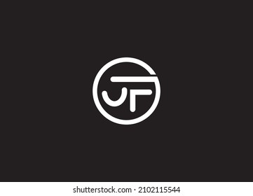 JF Initial  logo vector and FJ