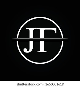 JF letter Type Logo Design vector Template. Abstract Letter JF logo Design