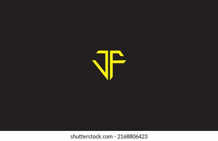 JF logo , alphabet logo vector , initial logo vector