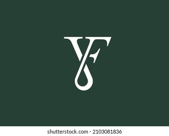 JF logo with classic modern style for personal brand, wedding monogram, etc.