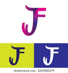 JF Logo design concept for commercial uses