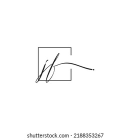 JF siganture logo concept in high quality professional design that will print well across any print media