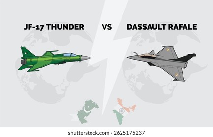 JF-17 Thunder vs Dassault Rafale, India vs Pakistan Jet Fighters, Ind vs Pak war, Conflict