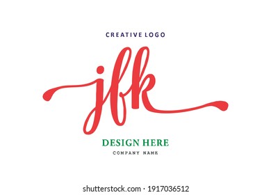 JFK lettering logo is simple, easy to understand and authoritative