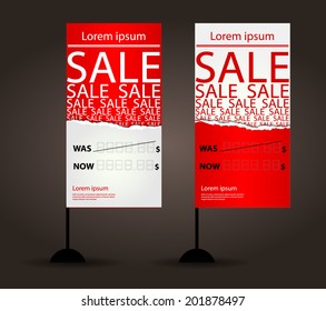j-flag display Vector template for sale promotion