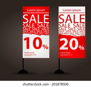 j-flag display Vector template for sale promotion