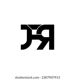 jfr typography letter monogram logo design