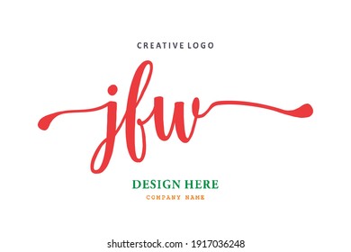 JFW lettering logo is simple, easy to understand and authoritative
