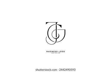 JG, GJ, J, G, Abstract Letters Logo Monogram