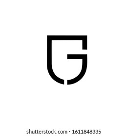 "JG" vector logo for brands and company names