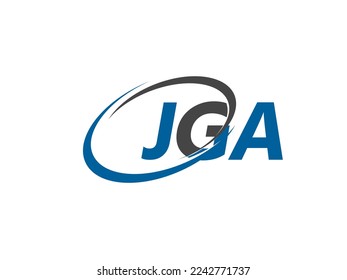JGA-Brief kreatives, modernes, elegantes Logo-Design