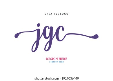 El logo de la inscripción JGC es sencillo, fácil de entender y con autoridad