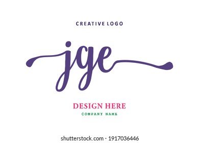JGE lettering logo is simple, easy to understand and authoritative