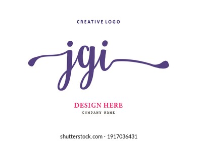 JGI lettering logo is simple, easy to understand and authoritative