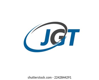 JGT-Brief kreatives, modernes, elegantes Logo-Design