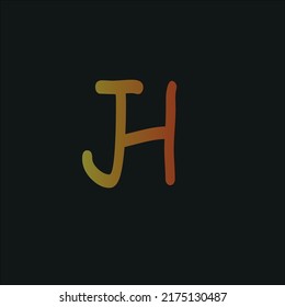 JH ,HJ Abstract letters logo