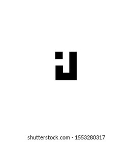 Plantilla de vector de iconos del logotipo JH J H