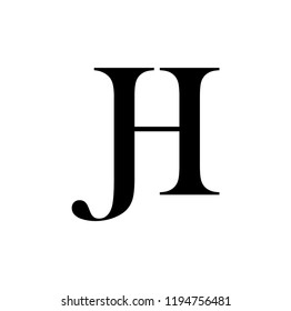 jh letter vector logo