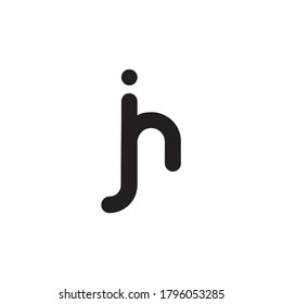 JH Letter Vector Logo Brand
