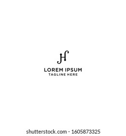 jh logo, initial jh, letter jh