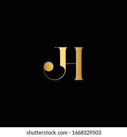 JH logo. Monogram JH. Logo for company