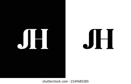 JH monogram classic logo design inspiration