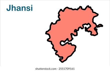 Jhansi subdivision map, Jhansi District, Uttar Pradesh State, Republic of India, Government of  Uttar Pradesh, Indian territory, Eastern India, politics, village, tourism