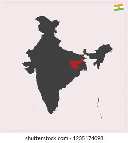 JHARKHAND VECTOR MAP
