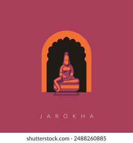 Jharokha - Window Elements - Stock Illustration as EPS 10 File