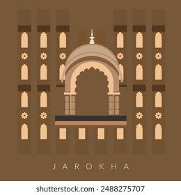 Jharokha - Window Elements - Stock Illustration as EPS 10 File