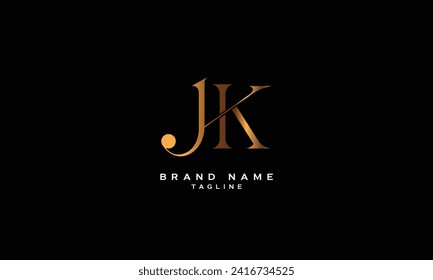 JHK, JKH, HJK, HKJ, KHJ, KJH, JK, KJ, Abstract initial monogram letter alphabet logo design