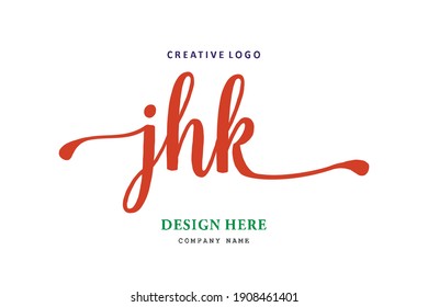 JHK lettering logo is simple, easy to understand and authoritative