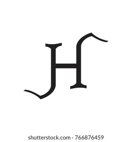 Jhr Letter Logo Design Vector Stock Vector (Royalty Free) 766876459 ...