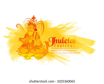 Jhulelal abstract for Jhulelal Festival Celebration, 