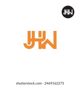 JHW Logo Letter Monogram Design