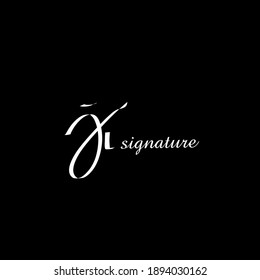 ji handwritten logo for identity